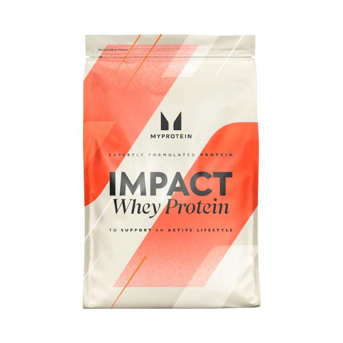 Impact Whey Protein, Natural Strawberry, 1kg - MyProtein