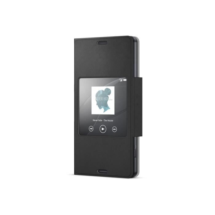 Sony Etui Folio S-View pour Xperia Z3 Compact Noir