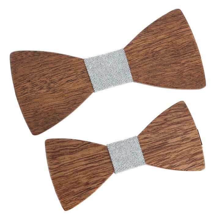 Tony & Paul - Noeud papillon - Duo père et fils - Gris - Homme Oui