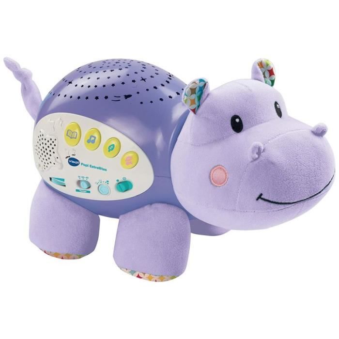 VTech Baby 3480-180922 - COMMUTATEUR KVM - 80 ? 180922 ? Popi Estrellitas, projecteur musical, couleur violet