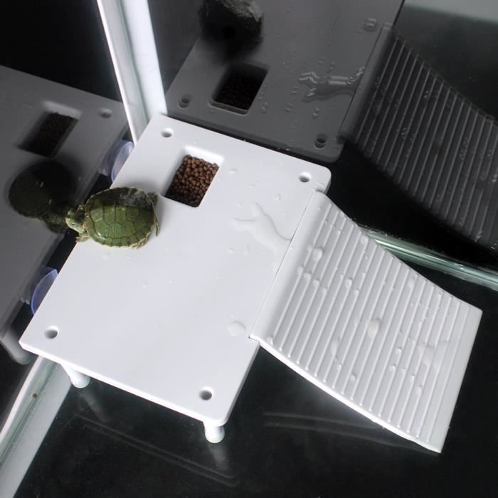 Plate-forme flottante de reptiles Plate-forme flottante de tortue de reptiles avec ornement de réservoir d'aquarium de HB017
