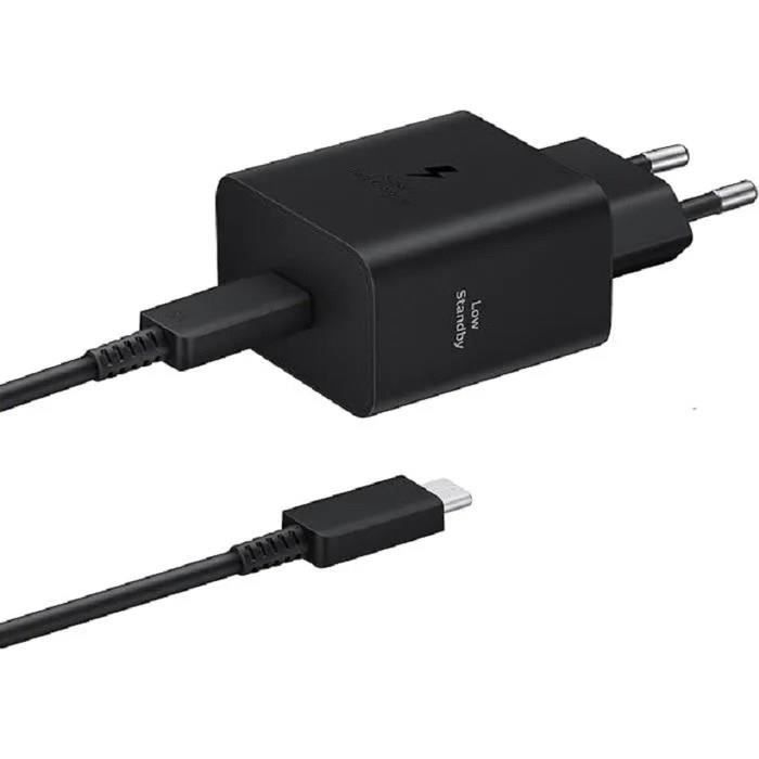 Chargeur Samsung dorigine Type C Charge ultra rapide + Câble Type C vers Type C