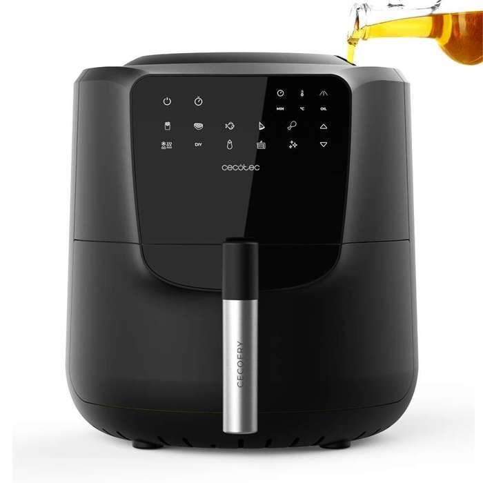 Cecotec Friteuse à air sans huile de 55 L avec pulvérisateur Air Fryer Cecofry Rain M. 1550 W Pulvérisation Automatiqu - Cecotec