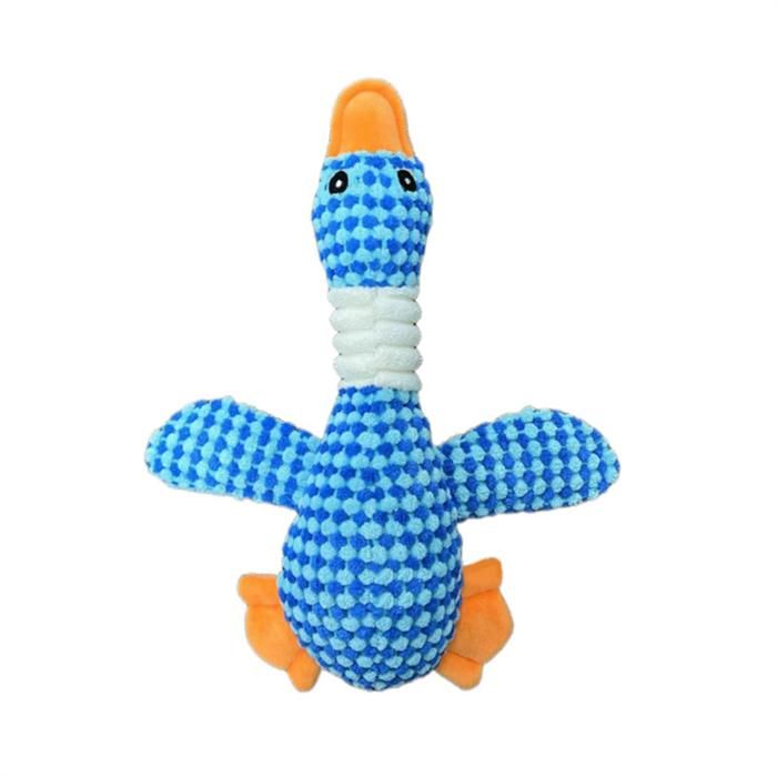 Meilleurs prix pour Jouet à Mâcher pour Chien en Forme D'Oie en Peluche Résistant à la Mastication des Dents et à L'Émission de Sons Jouet Interactif