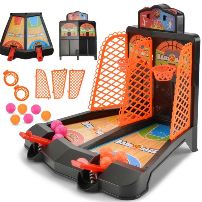 OOTB Jeu De Basket Pour Toilettes – 7 Ballons + Panier + Tapis – Fixation Ventouses – Fun Garanti Aux WC
