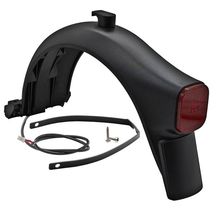 Garde-Boue Arrière M365Lyon Pour Ninebot F30D / F40D / Série F & D - Protection Caoutchouc Robuste