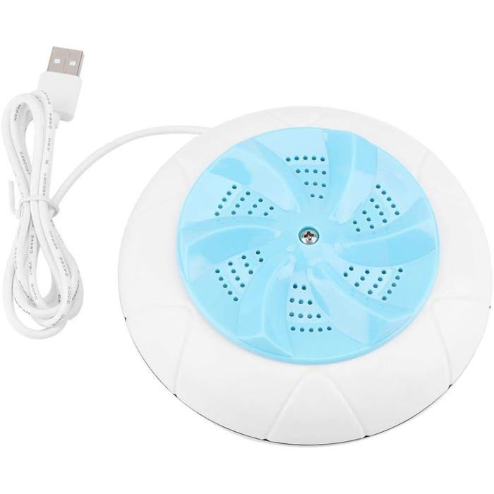 Mini Machine à Laver Portable Ultrasons + Turbine – Idéale Pour Voyages, Linge Bébé, Sous-vêtements – USB, Compacte Et Efficace (Vert)