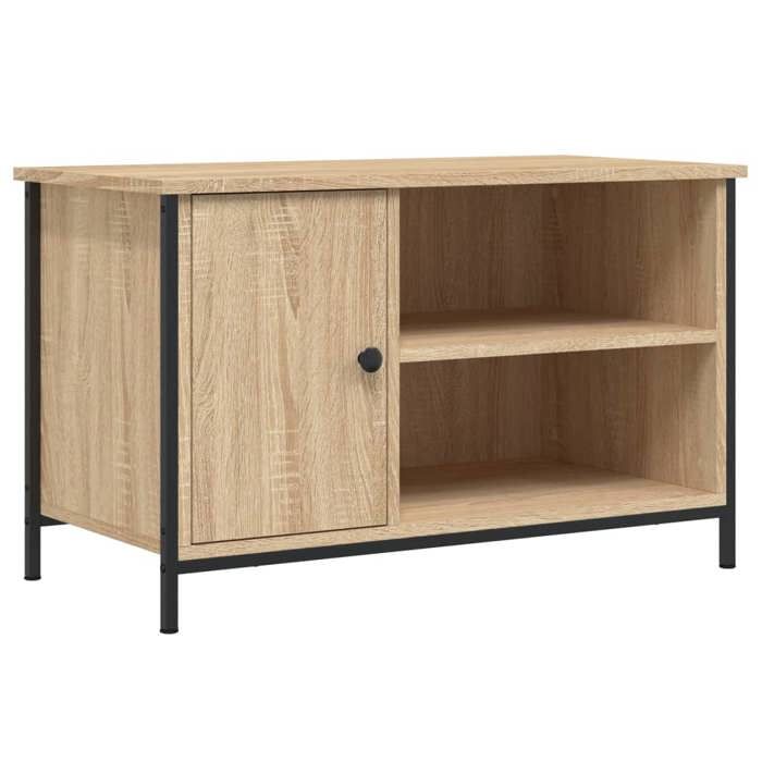 RemiseMeuble de télévision/ Meuble TV - Chêne sonoma 80 x 40 x 50 cm Bois dingénierie JILIMAISON20253370936