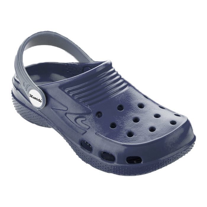3Kamido CROCO sabots - sabots de jardin pour enfants Chaussons pour enfants clogs pour enfants - Bleu Marine