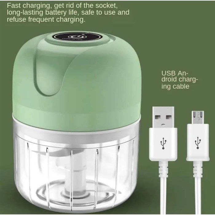 Coupe-oignons électrique - Coupe-légumes - Mini hachoir - Coupe-cuisine sans fil - Étiquette