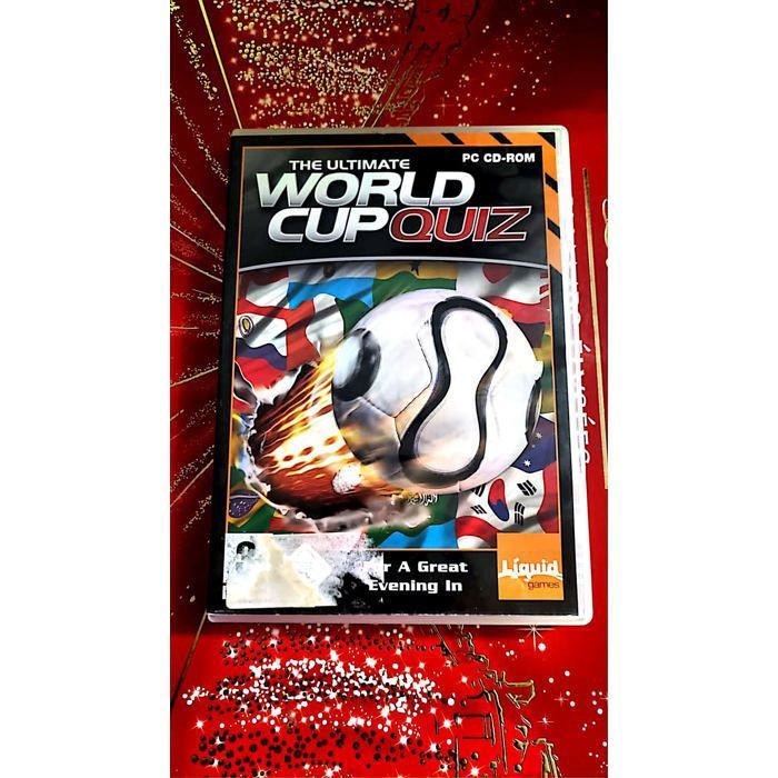 Jeu PC Cd-Rom – The Ultimate World Cup Quiz – Quiz Coupe Du Monde De Football – Liquid Games