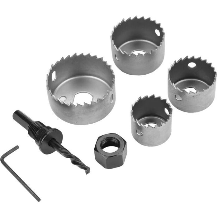 Kit de Scie Cloche Kit de Scie Cloche Boîtier de Foret Scie Cloche de Coupe en Métal 32/38/44/54 Mm Scie Cloche en Acier à Hau