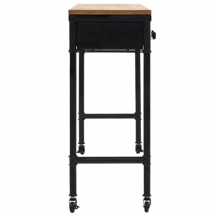 Promo printempsTable console - SHELD - Armoire dentrée - Pour salon - MDF et bois de sapin 100x33 5x80cm M9987756