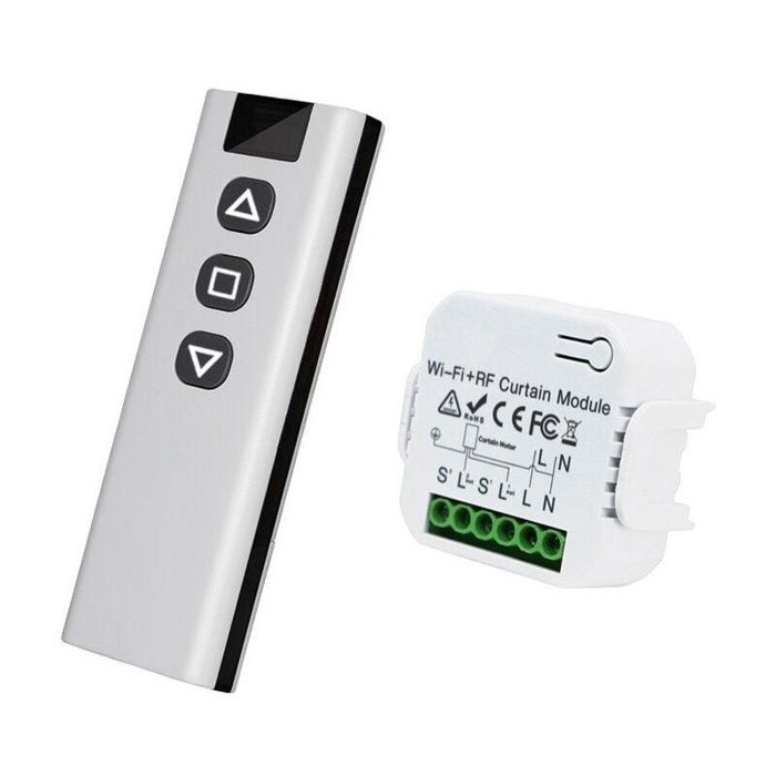 Module Volet Roulant Sans Fil Interrupteur Sans Fil pour Volets Roulants Stores Composé dune Télécommande RF + Module Récept