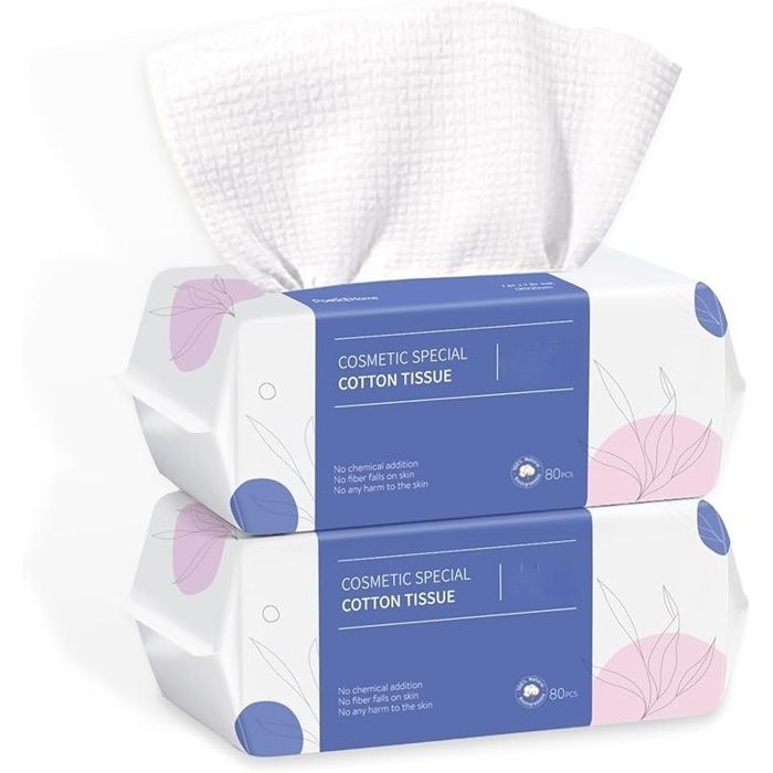 Lingettes sèches en coton extra épais serviettes jetables non pelucheuses pour un nettoyage en profondeur et un nettoyage