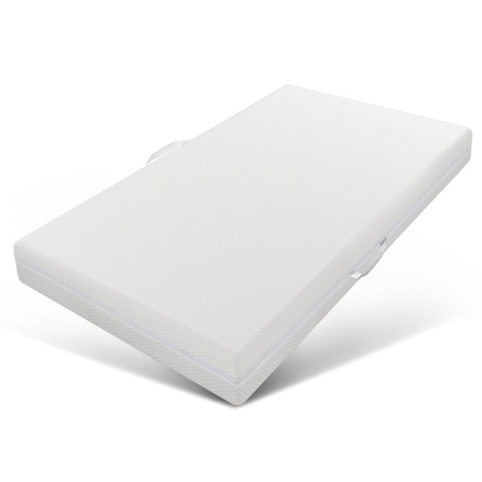 Matelas en mousse 90x200 cm 15 cm dépaisseur 7 zones de confort réversible et respirant