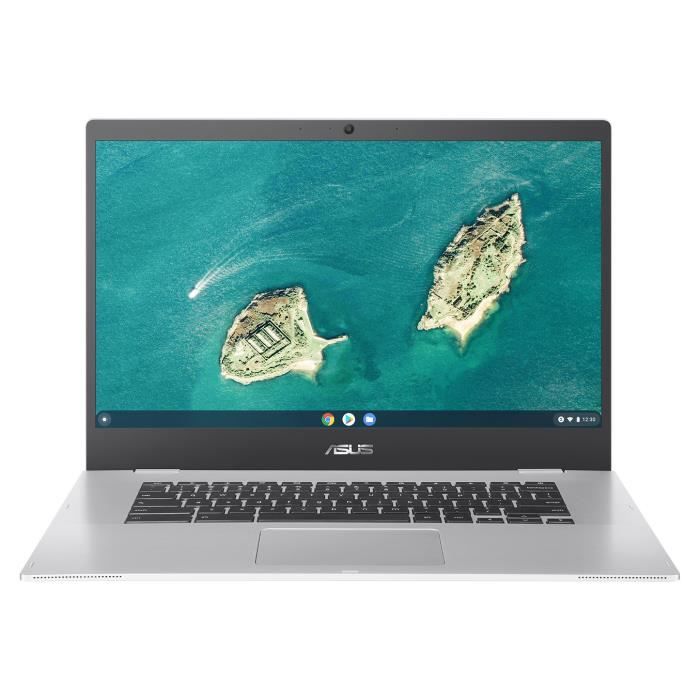 ASUS Chromebook CX1505CTA 15.6" FHD - Intel Celeron N4500, 8 Go RAM, 128 Go EMMC, ChromeOS, Clavier AZERTY, Portable Et Durable