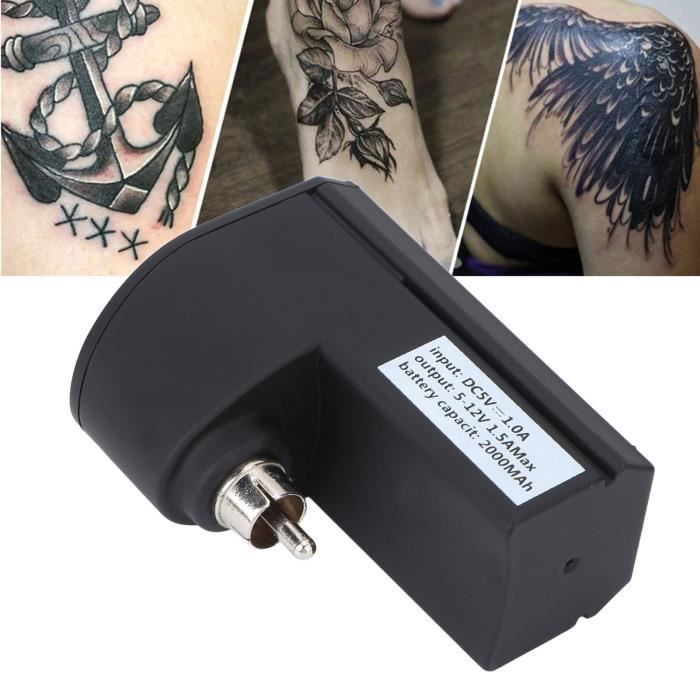 Cuque Alimentation sans fil de batterie de tatouage Alimentation de