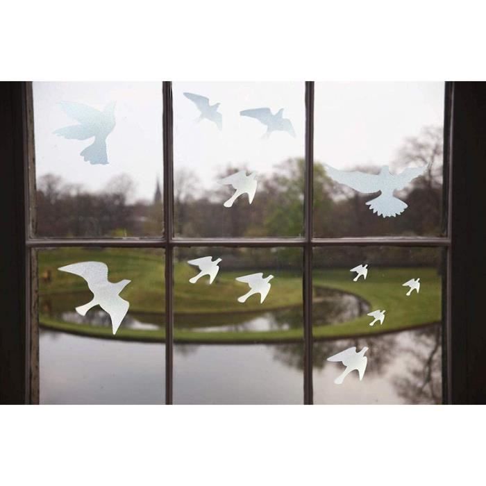 Stickers Vitres Anti-impact 16 Autocollants Anti-Collision Oiseaux - Réutilisables, Translucides Pour Fenêtres Et Portes Autocollants Anti Collision Oiseaux Stickers Vitres Anti-impact 16 Autocollants Anti-Collision Oiseaux - Réutilisables, Translucides Pour Fenêtres Et Portes Autocollants Anti Collision Oiseaux