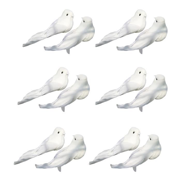 F Fityle Fait à La Main Mousse Plume Artificielle Perroquet Oiseau Modèle Figurine Oiseaux Perroquet Maison Jardin Décoration Ornement, Modes