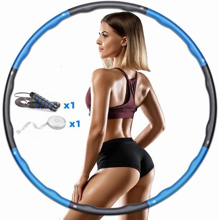 Rose mengqiqi Cerceau Enfant Hula Hoop Rose,Hula Hoop Adulte Fitness Homme,Cerceau de Bras br/ûler Les Graisses,am/éliorer l/équilibre Mise /à Niveau de 2 Mini cerceaux Hula avec Sac de Rangement