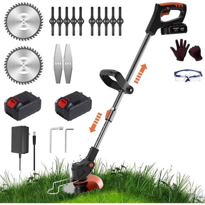 Coupe Bordure Sans Fil 21V Avec Batterie - Débroussailleuse électrique Pour Jardin