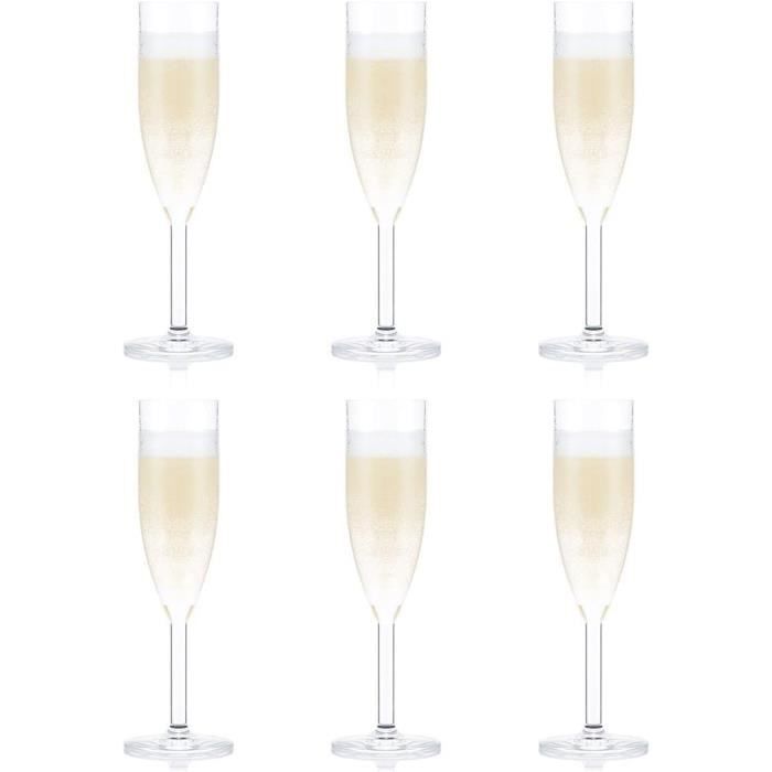 Lot De 10 Flûtes à Champagne Réutilisables En Or - 13.5cl - Marque Aluplast - Neuf