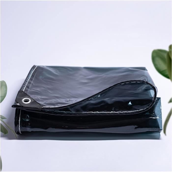 Bâche De Protection Transparente Et Imperméable - Avec œillets Renforcés - Pour Jardin, Chantier, Bois