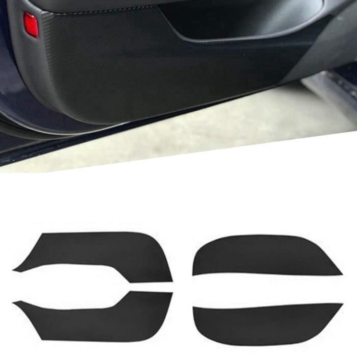 Porte modèle 3 4PCS - Coussretours anti-coup de pied invisible pour seuil  de porte de voiture, Autocollants d