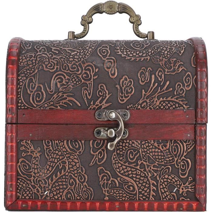 Cadenas Chinois Vintage Antique Avec Clé Pour Armoire, Boîte à Bijoux, Sculpture De Carpe Tiroir, Valise (Color : 1 Piece, Size : 8.5cm/3.34in