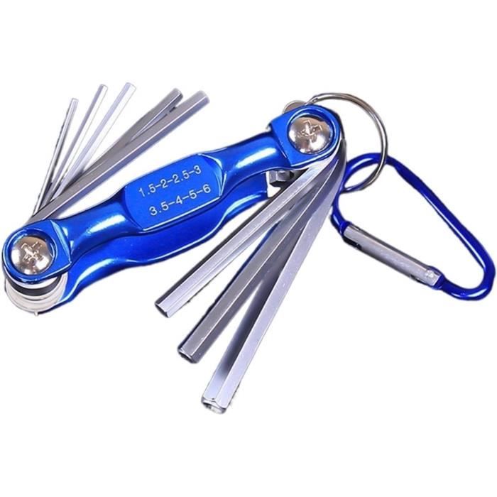Kit d'outils de réparation multi usages pour vélo CXWXC 11 en 1/16 en 1, embouts Allen, tournevis, gonfleur de cartouche, mini outils de réparation pour VTT et vélo de route  18