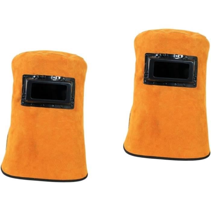 Veste De Protection Pour Soudeur Scappa - Tissu Proban 340g - Couleur Noir/Orange - Neuf