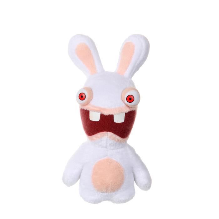 Gipsy Toys Peluche Lapins Crétins Bean - Bouche Ouverte 18 cm Blanc - vue 2