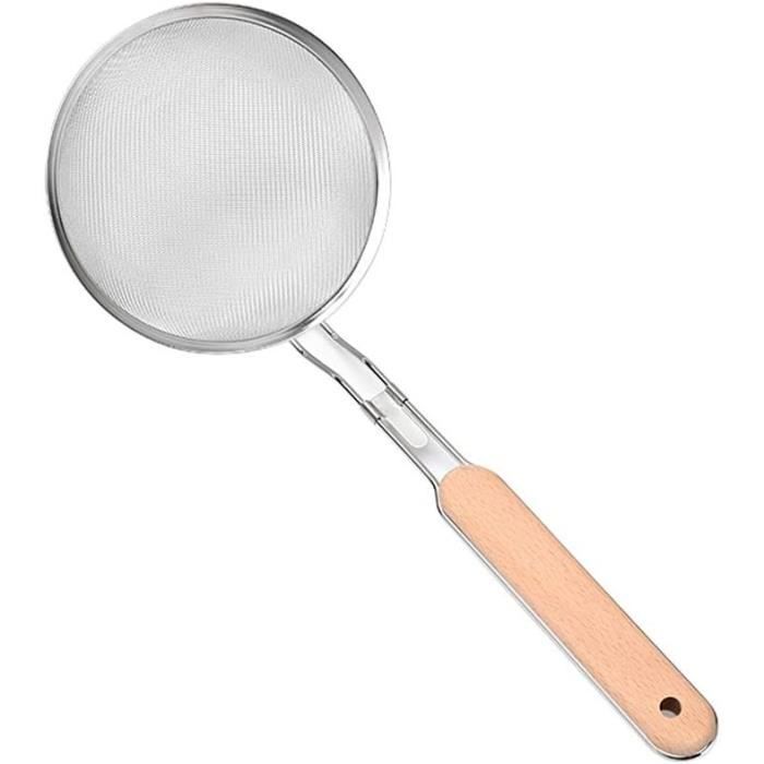 Lot De 3 Cuillères-Passoires En Inox Pour Fondue Mongole & Hot Pot - Accessoire Huo Guo Shabu Shabu