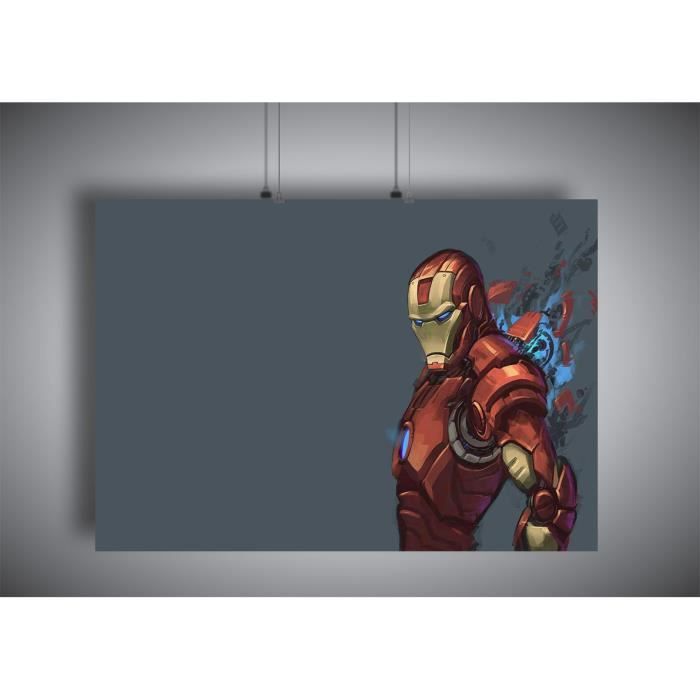 Poster Iron Man Dessin Marvel Super Hero Wall Art A4 21x29 7cm Achat Vente Affiche Poster Poster Iron Man Dessin Marvel Cdiscount