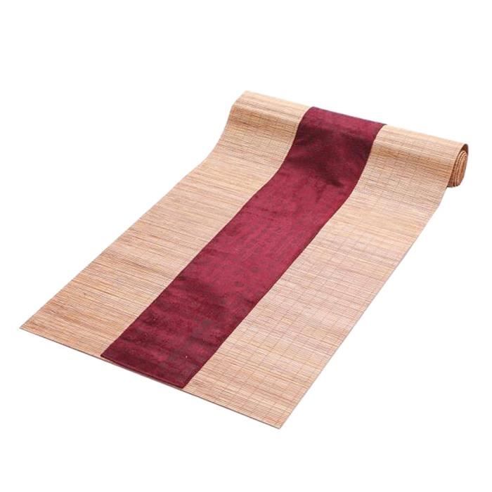 Decor De Table De Style Japonais Bambou Chemin De Table Mat