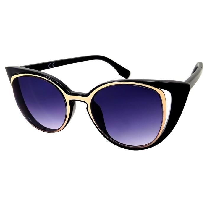 Lunette de soleil best sale femme forme papillon
