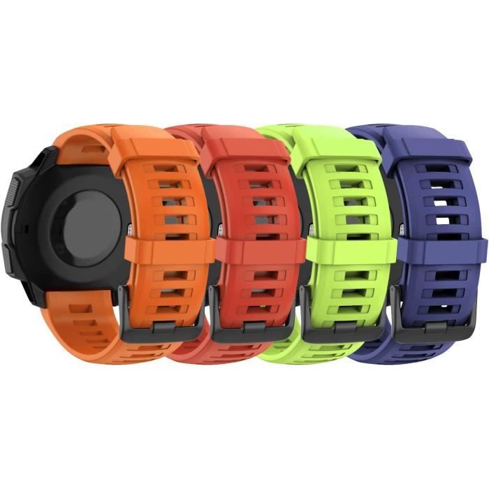 3 Bracelets Silicone Souple Pour Garmin Vivosmart 5 – Tailles S/M & L – Confort Quotidien