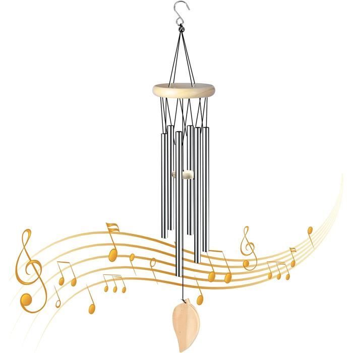 Carillon à Vent,Carillons éoliens En Spirale En Acier Inoxydable, Boule