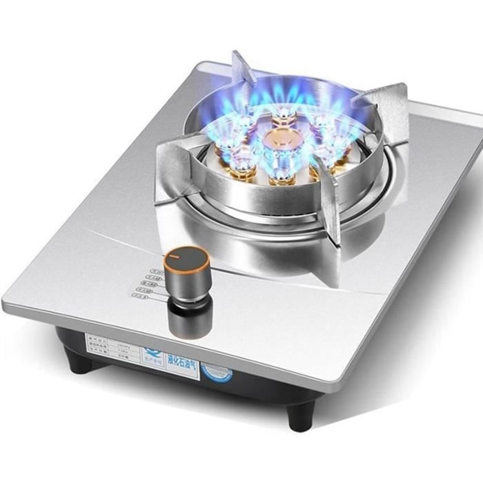 VINCO Réchaud à Gaz GPL 1 Feu 1.2 KW - Cuisinière Portable Camping Et RV 76001 Blanc