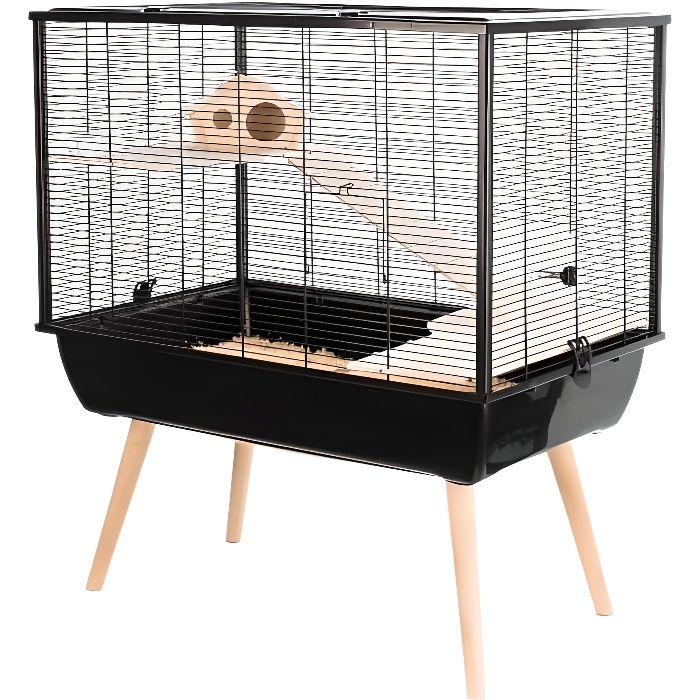 Cage - Zolux - Neo Silta - Noir - 78x48x58 cm - Pour petits Cage - Zolux - Neo Silta - Noir - 78x48x58 cm - Pour petits