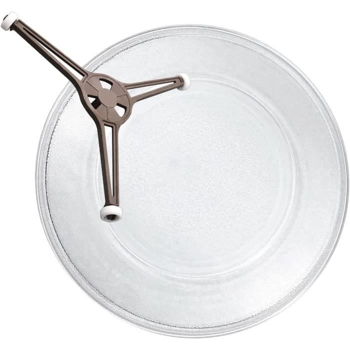 Plaque Tournante En Verre De 9,6 Po For Petits Micro-ondes - 1 Kit