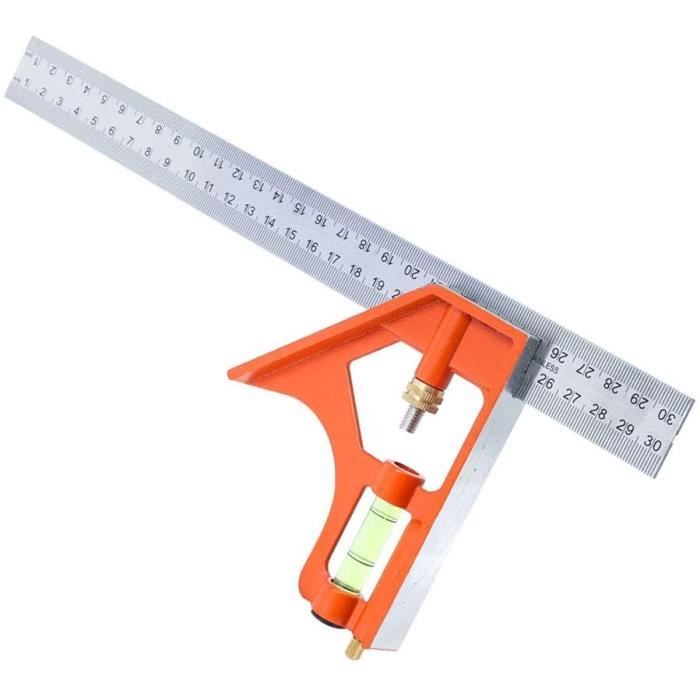 Équerre Combinée Magnétique Kapro K325-300 - 30 Cm - Outil De Mesure De Précision