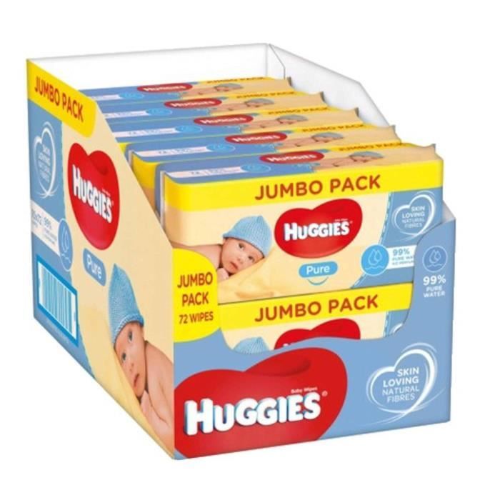 Huggies Pure 99 D Eau Sans Parfum 10x72 Lingettes Bebe 7 Lingette Cdiscount Puericulture Eveil Bebe
