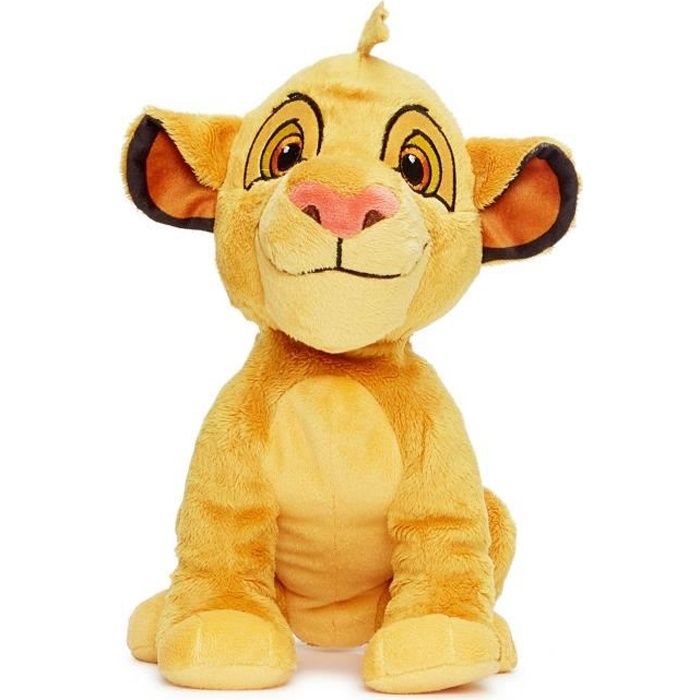 Peluche Disney Roi Lion Simba 65 cm , peluche roi lion jeune