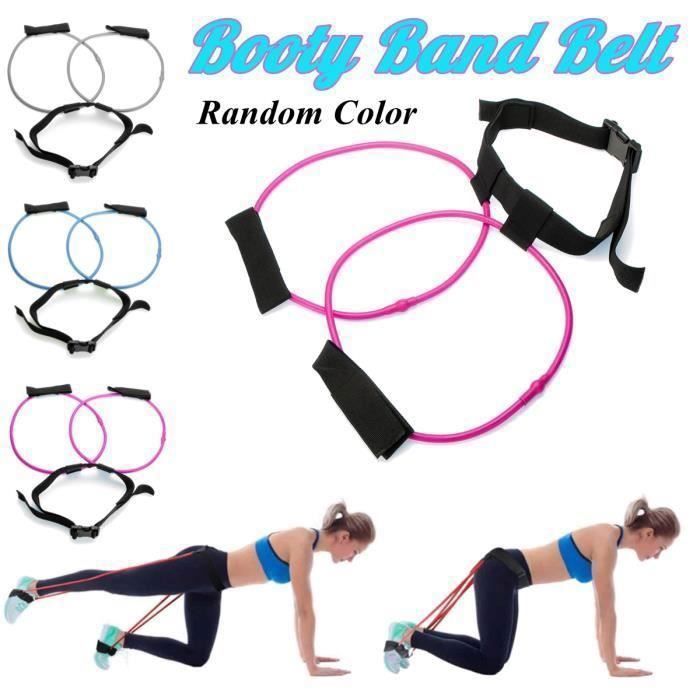 Sangle De Yoga élastique Avec 10 Boucles - 118x4 Cm, Polyester/coton, Pour étirements, Pilates, Fitness