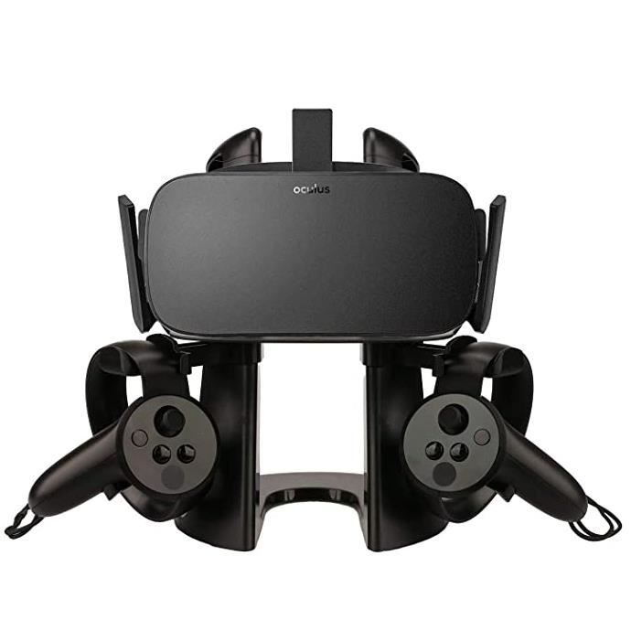 support d/'affichage pour casque et contrôleurs tactiles blanc avec câble de charge USB-C AMVR Station de charge pour Oculus Quest 2