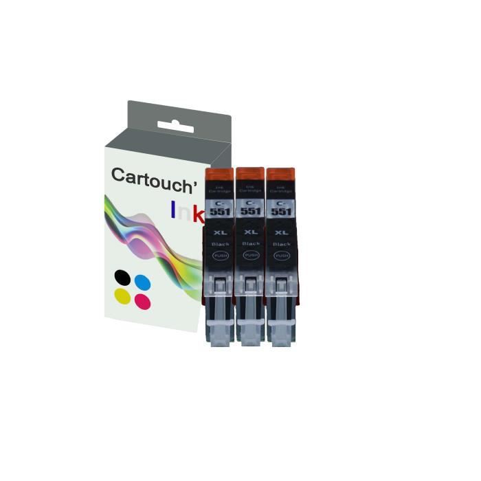 Cartouche D'encre Noire Canon CLI-551 XL Originale - Neuve