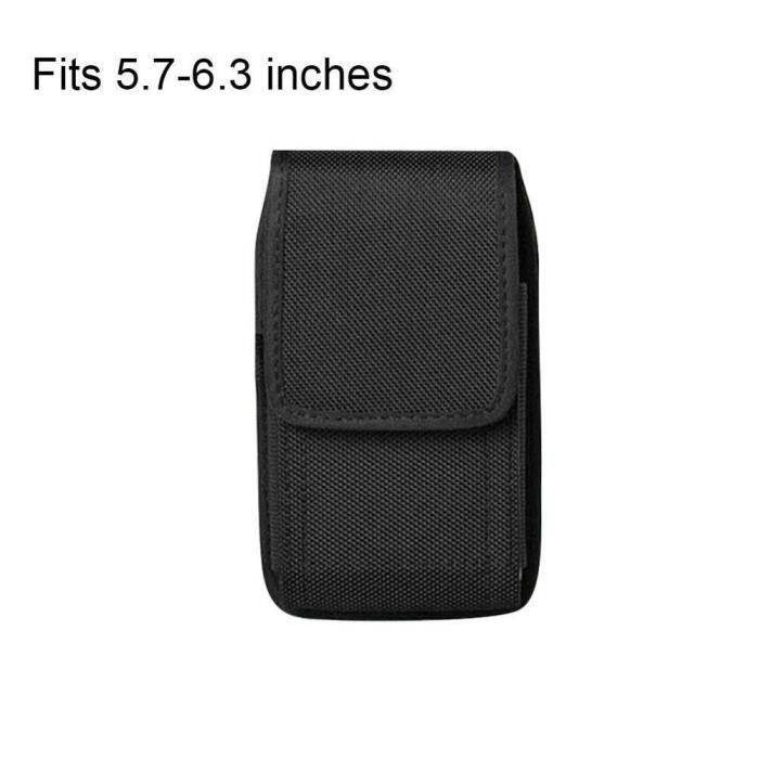 Pochette Banane étanche Pour Téléphone – Clip Ceinture – Idéale Sport Et Randonnée – Noir