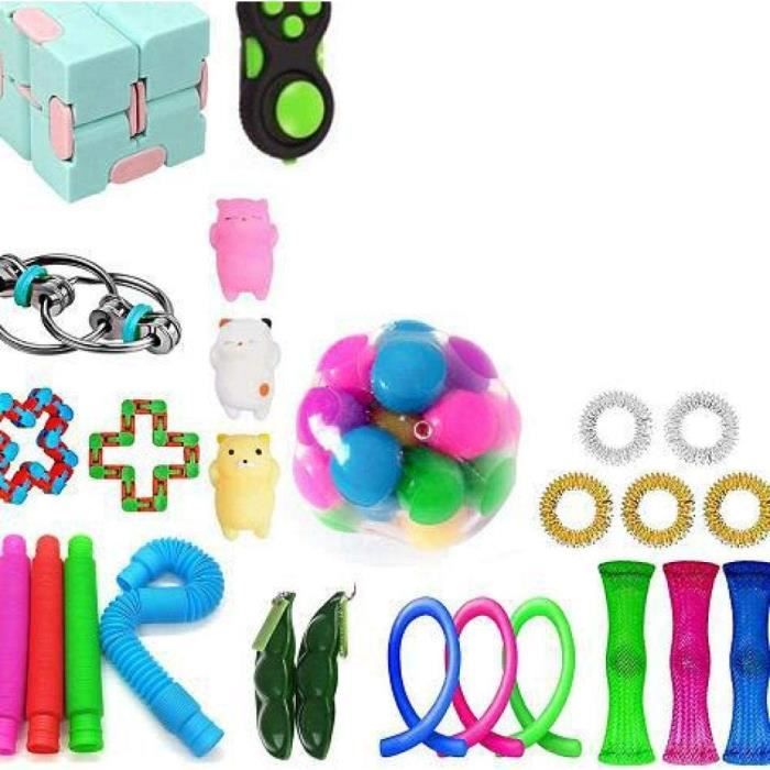 Jouets tournants animés, jouets sensoriels, jouets de réduction du
